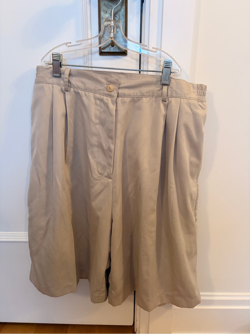 Ashworth Khaki Flat-Front Pants
